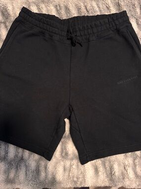 Aime Leon Dore Black Men's Cotton Drawstring Shorts